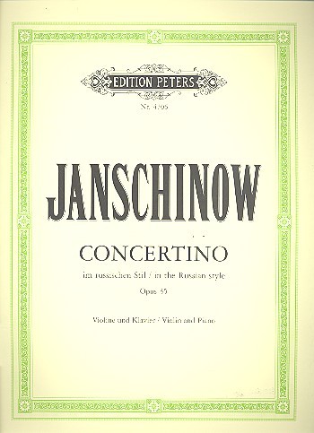 Janschinow, Alexej - "Concertino im russischen Stil" op. 35