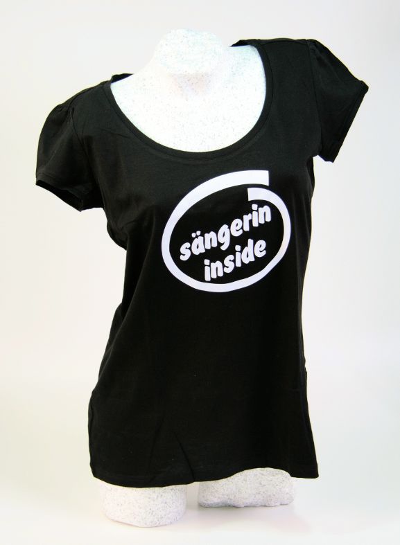 Girlie T-Shirt "Sängerin inside"