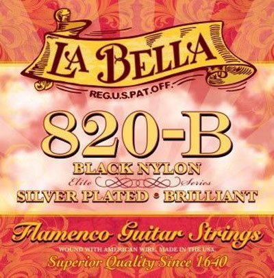 "La Bella Flamenco 820-B Black Nylon", Saiten-Set
