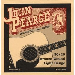 "John Pearse 200 L", Saiten-Set für Western-Gitarre