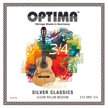 Optima 270 Silver Classics - Saiten-Satz für Kindergitarre