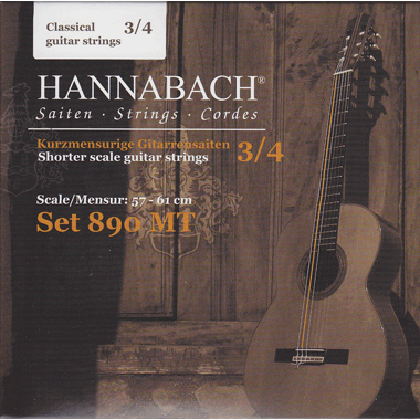 "Hannabach 890 MTW" Saiten-Satz für Kindergitarre