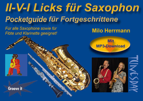 II-V-I Licks für Saxophon Pocketguide