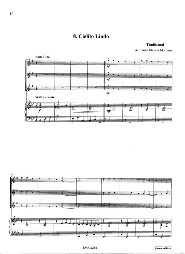 Melodien für Anfänger Trios Vol. 1 - für 3 Altsaxofone (+CD)