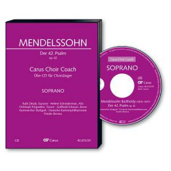 Übungs-CD Sopran "Wie der Hirsch schreit", 42. Psalm - F. Mendelssohn-Bartholdy