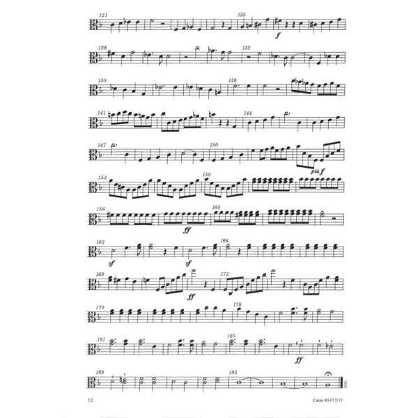 Einzelstimme Instrumental "Wie der Hirsch schreit" - F. Mendelssohn-Bartoldy