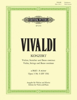 A. Vivaldi: Konzert a-Moll op.3/6