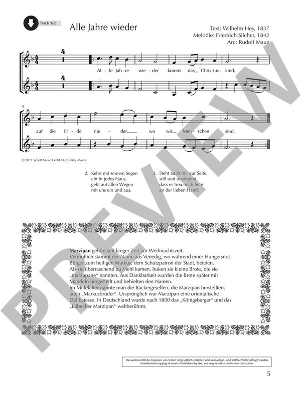 Klarinette spielen - Weihnachtsmelodien (+OnlAud)