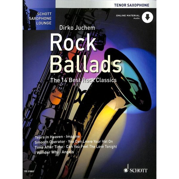 Rock Ballads - für Tenor-Saxophon +OA