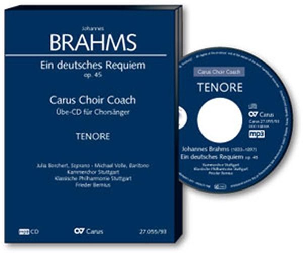J. Brahms: Ein deutsches Requiem - Übungs-CD Tenor