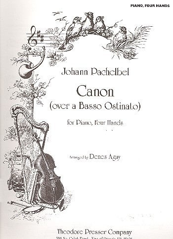 J Pachelbel: Kanon in D für Klavier vierhändig