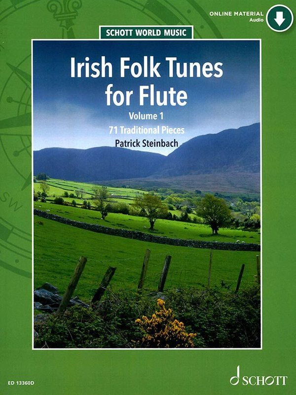 Irish Folk Tunes for Flute, Vol. 1 (+OA)