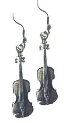Ohrringe Violine