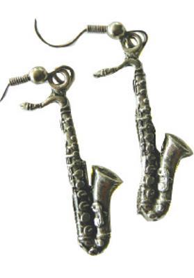 Ohrringe Saxophon
