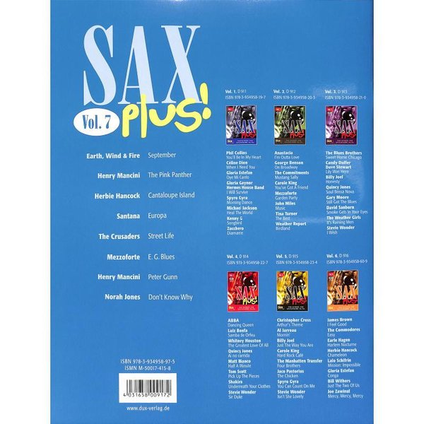 Sax Plus! Vol. 7  (+CD)