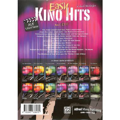 Easy Kino Hits - für Alt-Saxophon (+CD)